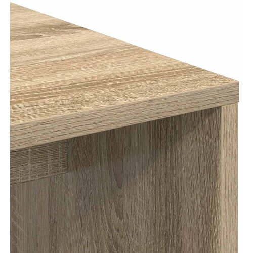  Stol s policom sonoma hrast 102 x 50 x 124 cm Konstruirano drvo Slike
