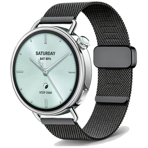 INF Nadomestni pa&amp;scaron;ček za Xiaomi Watch S4-41 &amp;ndash; milanski 18 mm Black, (5000505963) Slike