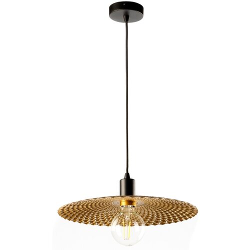  ONLI - Visilica na sajli GOLDEN 1xE27/22W/230V zlatno/crna Slike