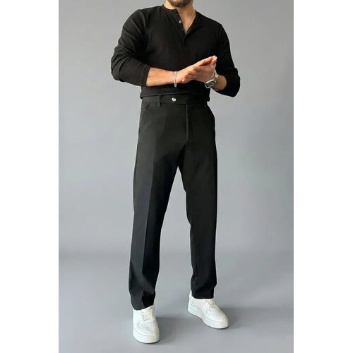 Trendyol mu&amp;scaron;ke pantalone Tmnss26Pl00019, crna Slike