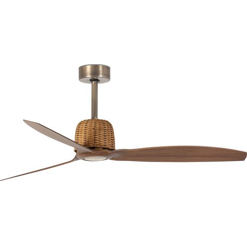 Faro 33436WT - Plafonski ventilator WEAVER M, prečnik 128 cm, braon/mesing, Wi-Fi Tuya + daljinski upravljač Cene
