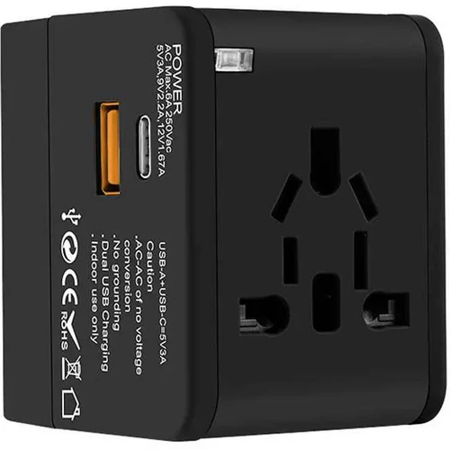 Adapter 3A 1C/1USB 40W