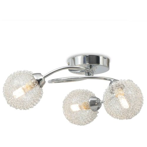 vidaXL Stropna svetilka s 3 LED žarnicami G9 120 W Cene
