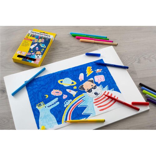 Faber-Castell Flomastri Eberhard Faber Colori, 20 kosov Slike