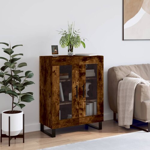  Komoda boja dimljenog hrasta 69,5x34x90 cm konstruirano drvo Cijene