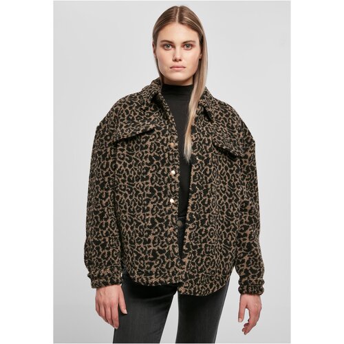 UC Ladies Ladies AOP Sherpa Overshirt darktaupeleo Slike