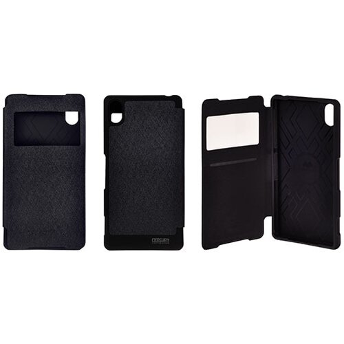  Preklopni ovitek / etui / zaščita Mercury WOW Bumper View Case za Sony Xperia T3 - črni Cene