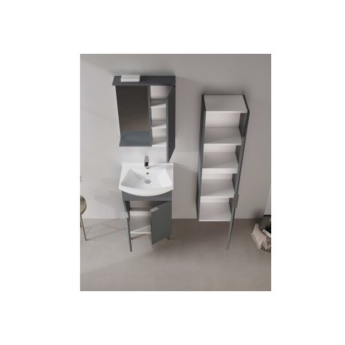 Hanah home Kupatilski ormarić sa umivaonikom i ogledalom (2 komada) Purus 55 436 Slike