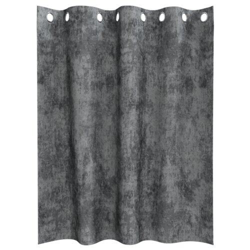 VidaXL bar&amp;scaron;unske zavjese 2 kom s očima Siva 140x140 cm Slike