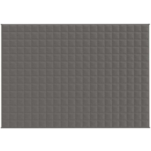 VidaXL Te&amp;scaron;ka deka siva 137x200 cm 10 kg od tkanine Slike
