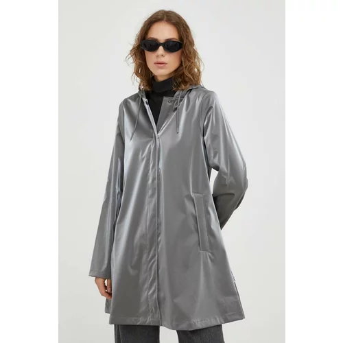 Rains Kišna jakna 18050 Jackets za žene, boja: srebrna, za prijelazno razdoblje