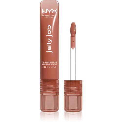 NYX Professional Makeup Jelly Job svetleči sijaj za ustnice z učinkom povečanja odtenek Toast N&acute; Jelly 7.5 ml Cene