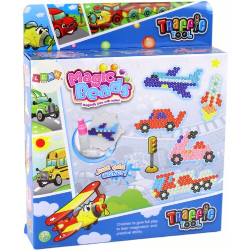  Set vodenih perli DIY - Prevozna sredstva - 8 boja Slike
