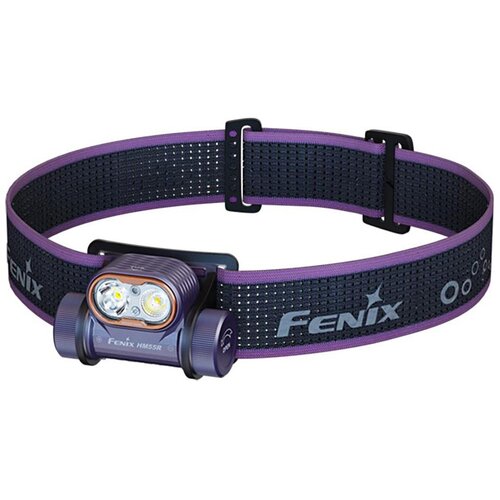 Fenix HM55RPRP -LED prigu&scaron;iva punjiva čelna lampa LED/USB 1600mAh IP68 1200lm 141,2h ljubičasta Cene