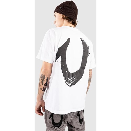 True Religion Relaxed Nu Brush T-shirt optic white / black Cene