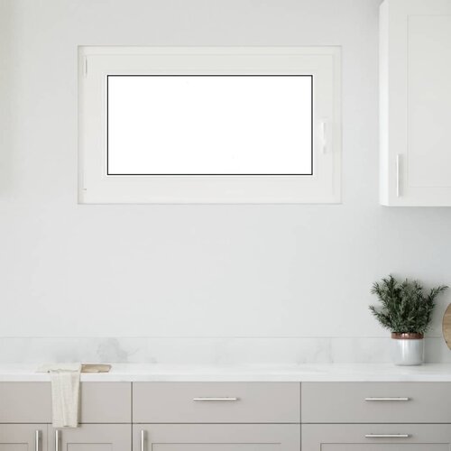 vidaXL kletno okno "risor" 100x70 cm vrtljivo-nagibno din levo belo Cene
