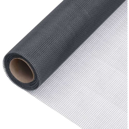  Mrežasti zaslon od stakloplastike 112 x 500 cm sivi Slike