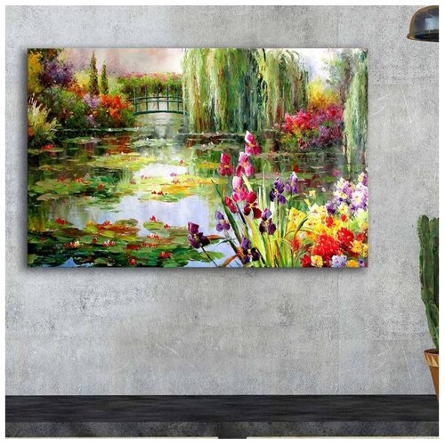 Canvart Reprodukcija na platnu Impressionist Garden, 70 x 45 cm Cene