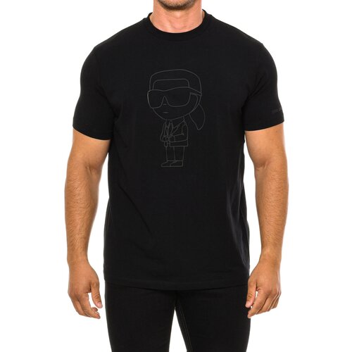 Karl Lagerfeld Majice s kratkimi rokavi 755402533221-990 Črna Cene