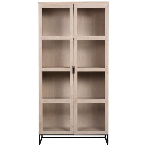 Rowico Vitrina iz hrastovega lesa 95x195 cm Everett - Rowico Cene