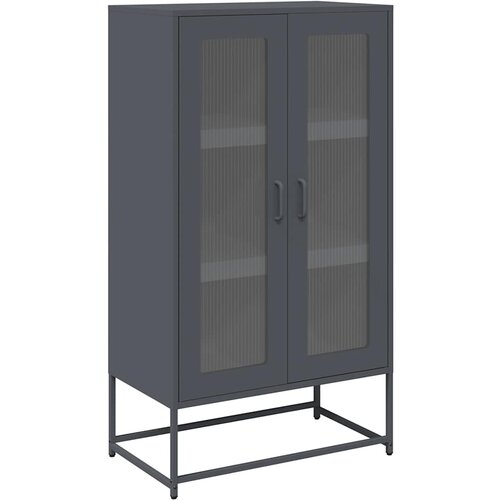 Maison Chic Komoda - Predalnik Antracit 68x39x123 cm Jeklo, (21715555) Slike