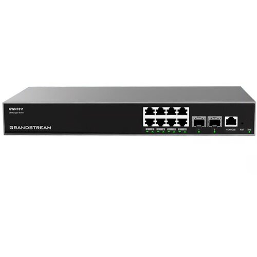 Grandstream GWN7811 8x Port Layer 3 Managed Netzwerk Switch&amp;quot; Slike