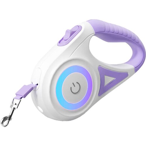 Rojeco Pasji avtomatski povodec LED 5 m (vijoličen), (21601389) Slike