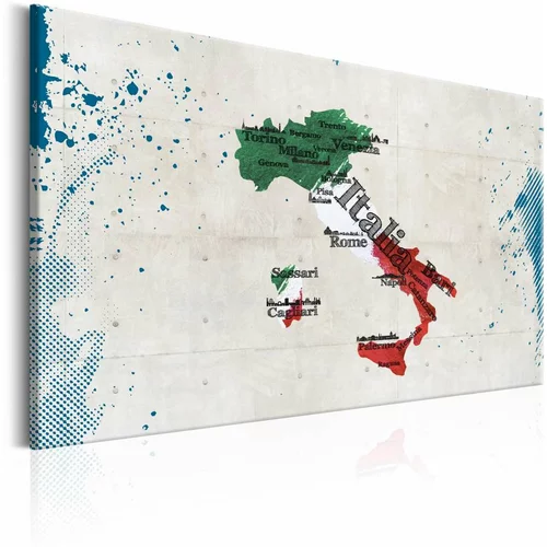  Slika - Map: Italy 60x40
