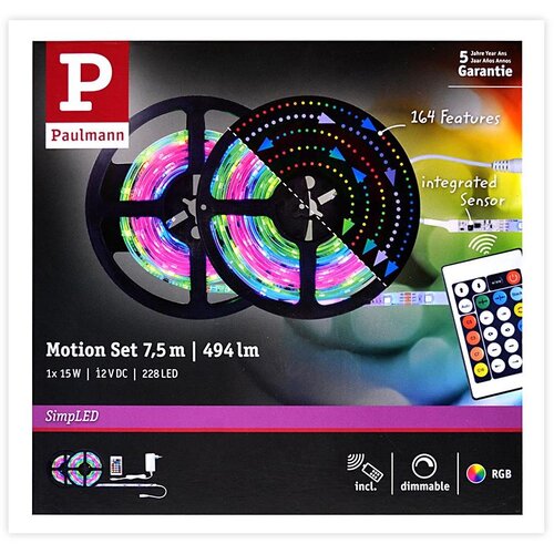 PAULMANN LED trak Paulmann SimpLED (7.5 m, 15 W, RGB) Cene