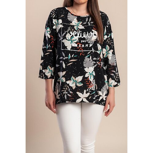 Fenzy Bluza S Printom, Crna Slike