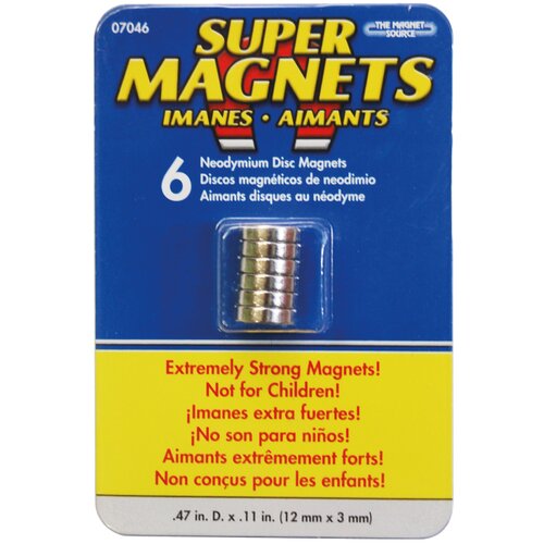 Magnet neodijumski magnet 12x3mm 6 kom. BN205017 Slike