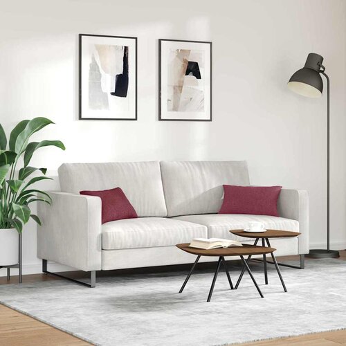  Jastučići za sofu 2 pcs Vinska crvena 50 x 30 cm tkanina Slike