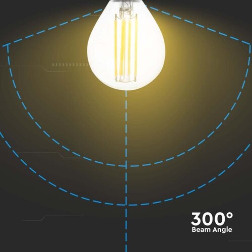  led sijalica filament P45 E14/6W/230V 6500K Slike
