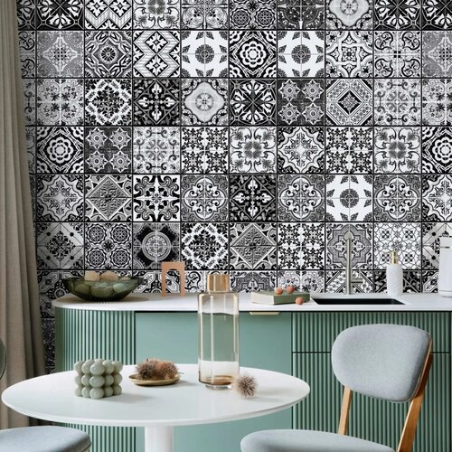  Tapeta - Arabesque - Black&amp White 50x1000 Vodootporna Cene