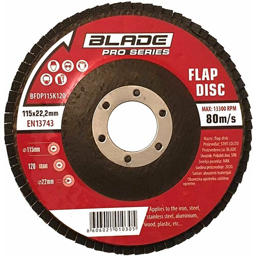 Blade flap disk fi115 mm K60 premium Slike