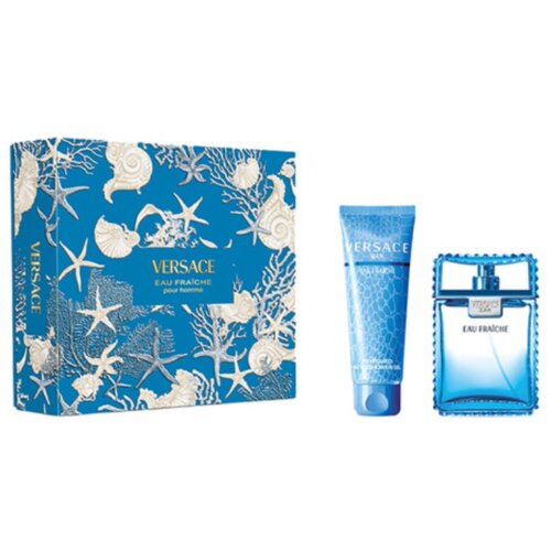 Versace Poklon set za mu&amp;scaron;karce Eau Fraiche EDT, 100ml + Gel za tu&amp;scaron;iranje, 150ml Slike