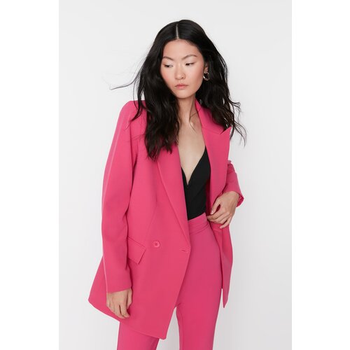 Trendyol Fuchsia Classic Jacket Slike