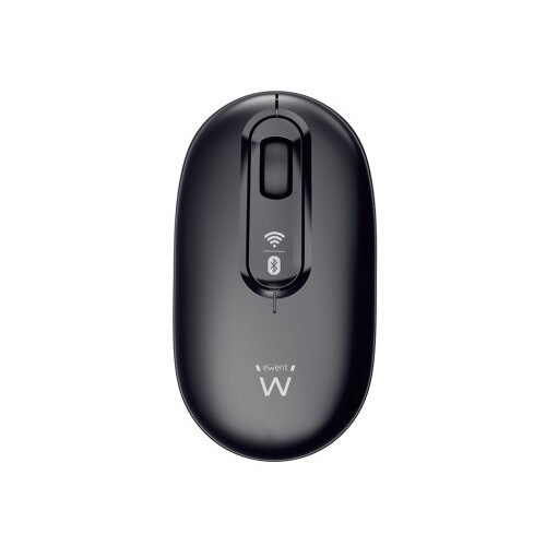 Ewent Mi&amp;scaron;ka Dual-Connect Wireless, 1200dpi, Bluetooth, USB, črna Slike