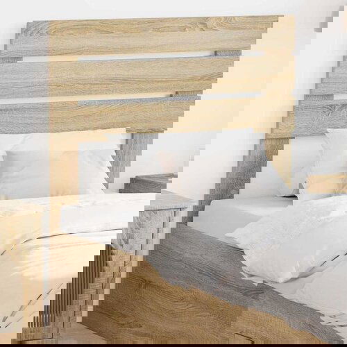 vidaXL Uzglavlje s uzglavljem Sonoma hrast 90 cm Konstruirano drvo Cijene