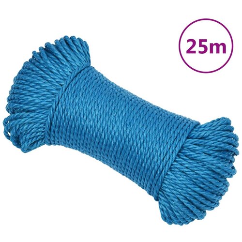  Radno uže plavi 8 mm 25 m od polipropilena Cijene