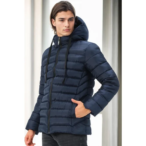 Dewberry M8658 MEN'S COAT-NAVY-1