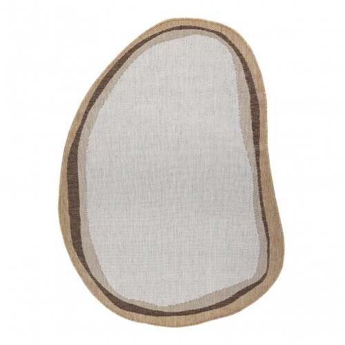 RugsX ORGANIC 2125 sisal preproga Kamen ecru / naravna – moderna nepravilna oblika 120x170 cm, (5000176512) Cene