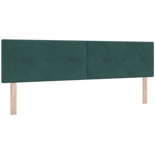  LED glava kreveta s LED trakama Zelena 180 cm Bar&amp;scaron;un Slike