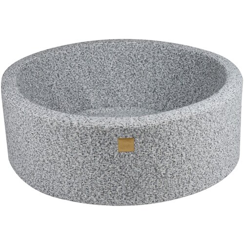 MeowBaby Okrogle penaste otroške bazene ® 90x30 cm brez kroglic, certificirane, sponka, madežasto siva, (20734388) Cene