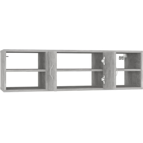  Zidna polica boja betona 102 x 30 x 29 cm konstruirano drvo Slike