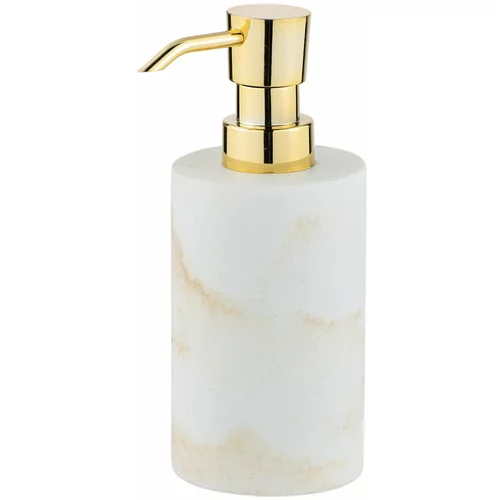 Wenko bijeli dozator za sapun s detaljem u zlatnoj boji Odos, 290 ml