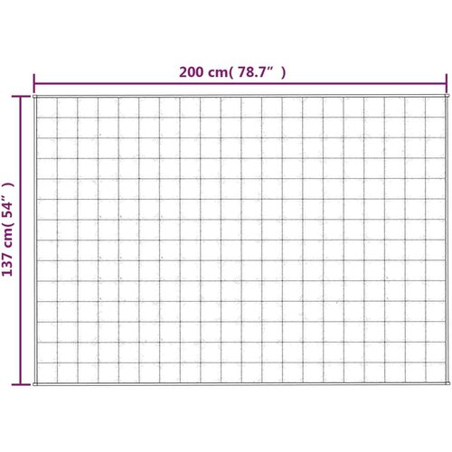 vidaXL Teška deka plava 137x200 cm 6 kg od tkanine Cijene