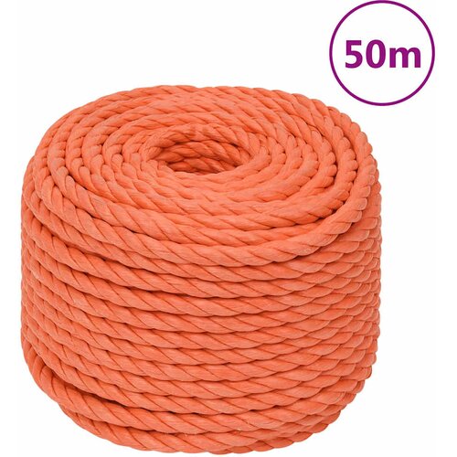  Radno uže narančasti 14 mm 50 m od polipropilena Slike