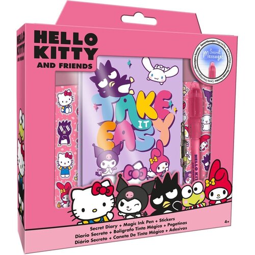 Hello Kitty i Prijatelji Dnevnik s Čarobnom Olovkom Slike
