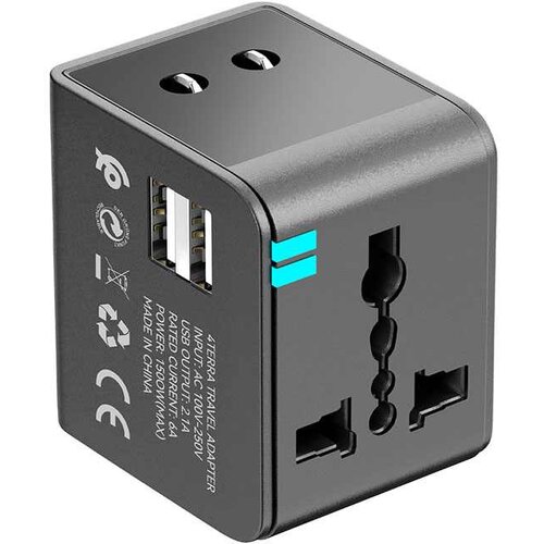 Univerzalni ADAPTER ZA PUNJENJE ES-LC18 1500W 2USB EARLDOM Cijene